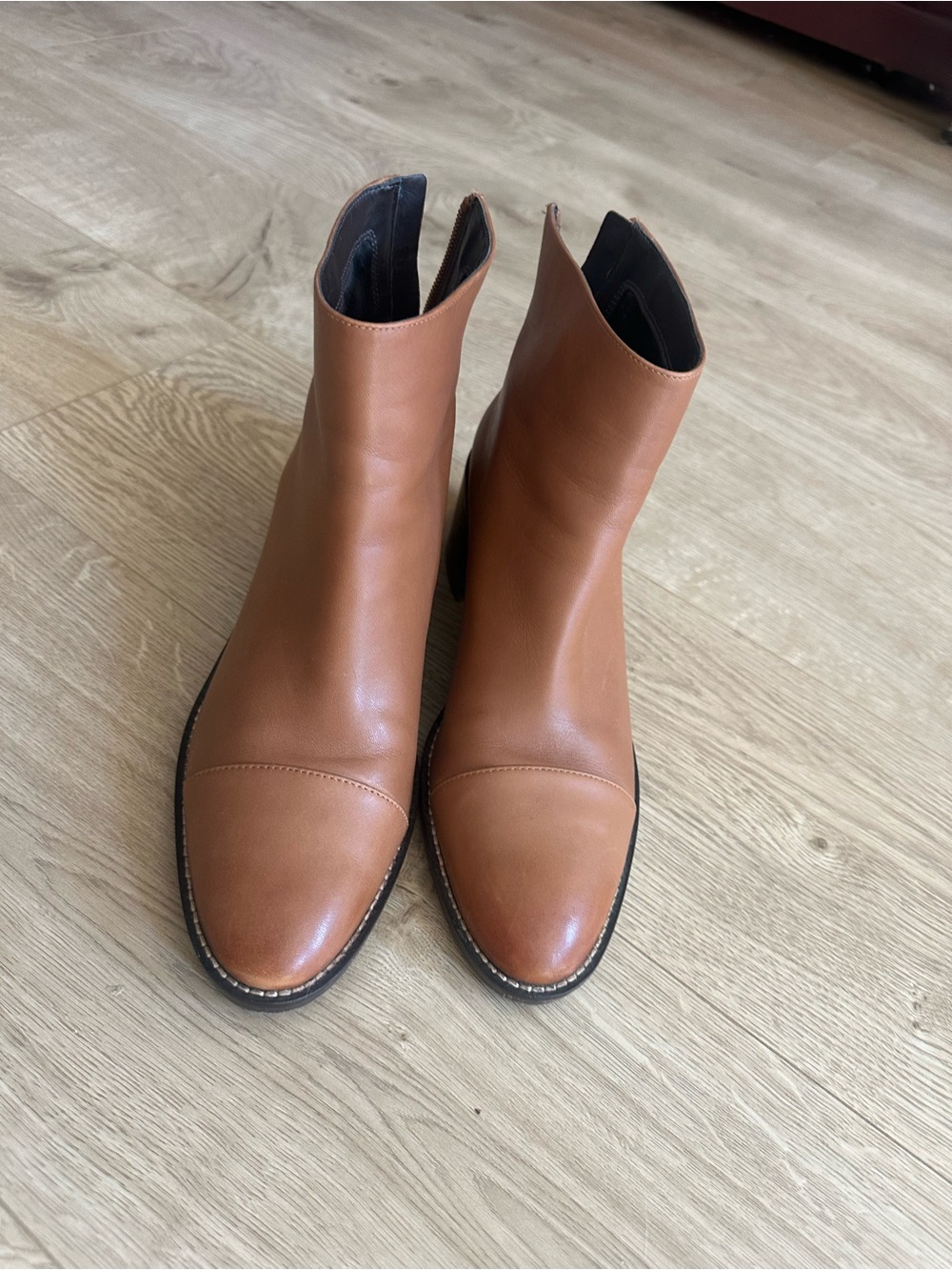 Cole Haan Leather Ankle Boots